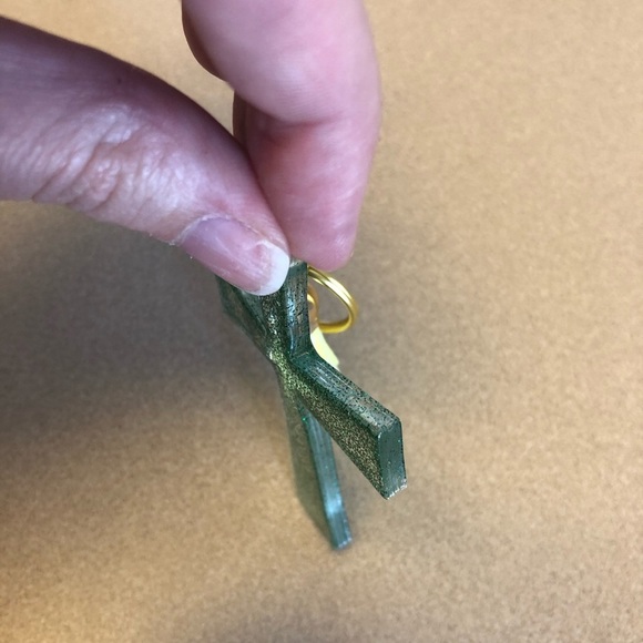 Handmade Cross Keychain - Picture 3 of 6